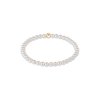 Classic Pearl 4mm Bead Bracelet