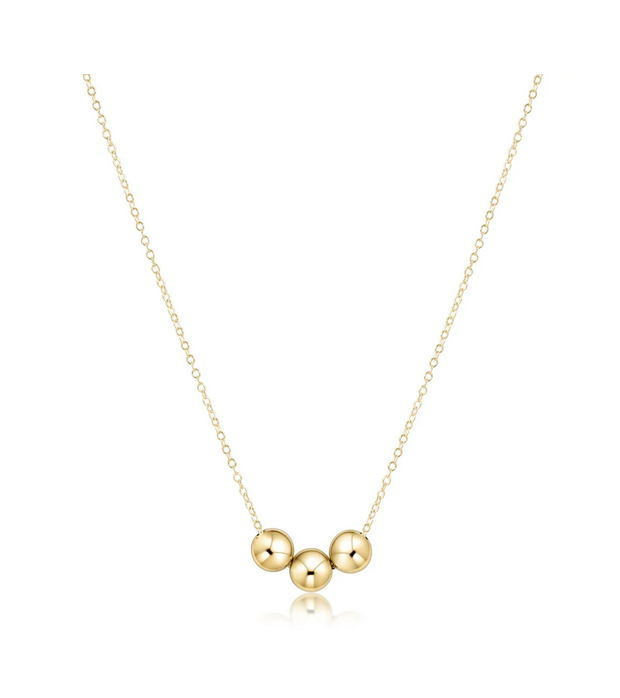 16" Necklace Gold - Joy 6mm