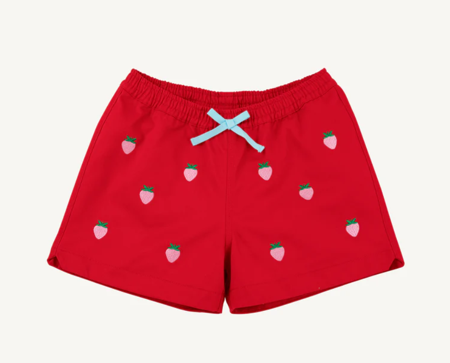 Richmond Red/Strawberry, Critter Cheryl Shorts, Twill