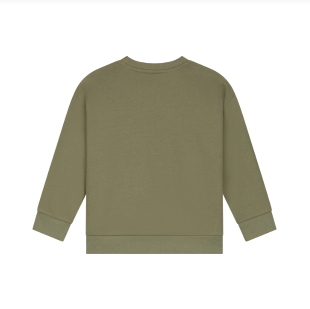 Sweatshirt, Army Smiley Face