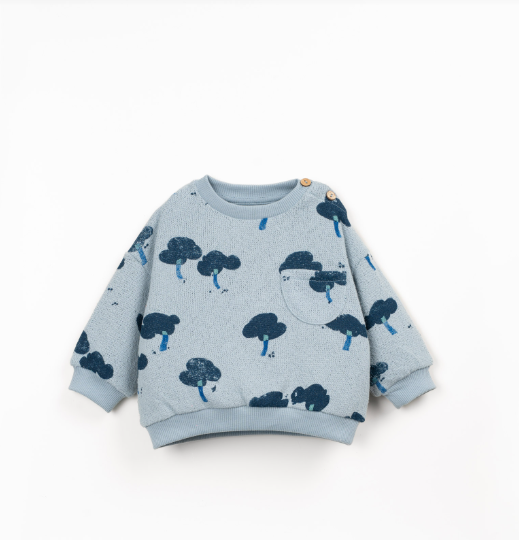 Baby Jersey Sweater, Fig Trees
