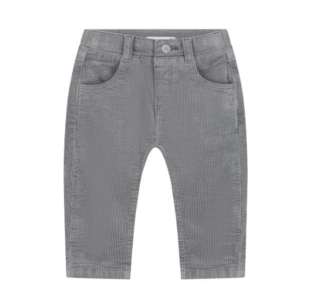 Wide Fit Cord Pants, Steel
