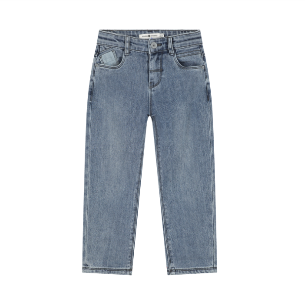 Wide Fit Denim, Blue Blue