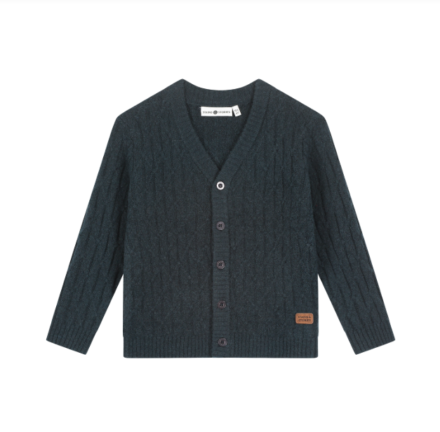 Boys Cardigan, Indigo