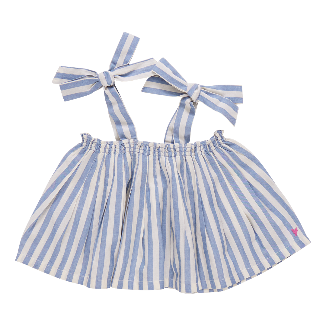 Casey Top, Blue Stripe