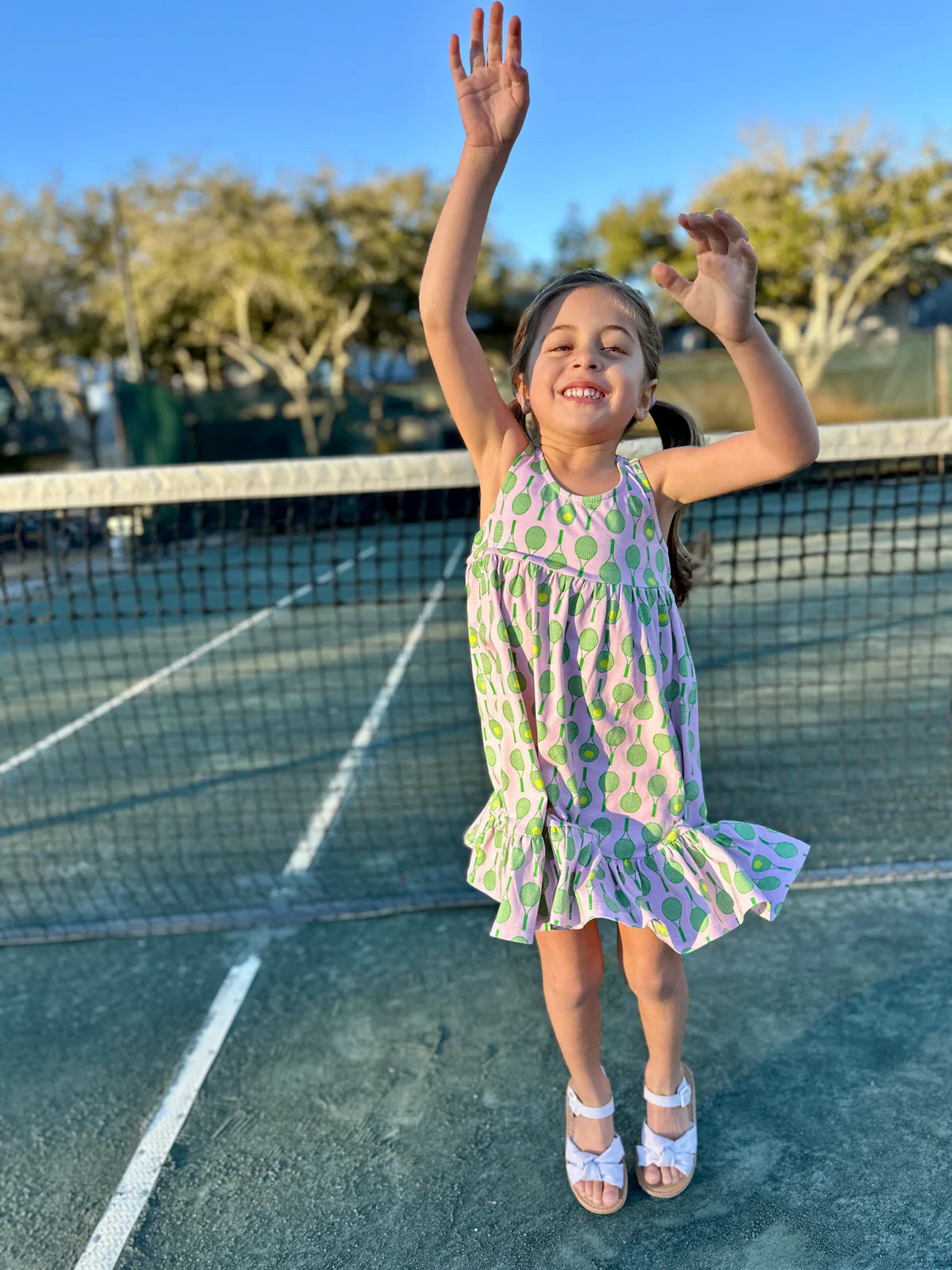 Racerback Dress, Tennis - Pink