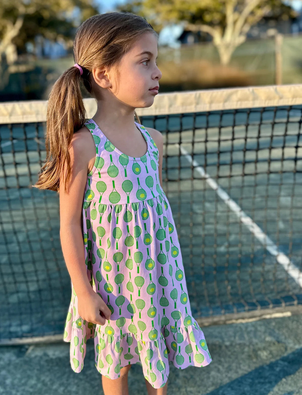 Racerback Dress, Tennis - Pink