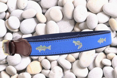 Fish Bass Belt, Royal Blue