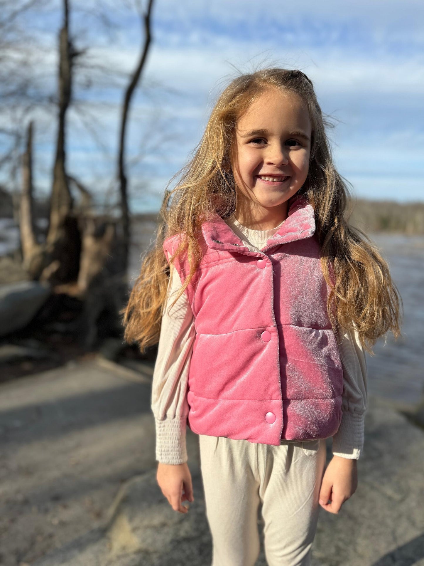 Parker Vest, Pink