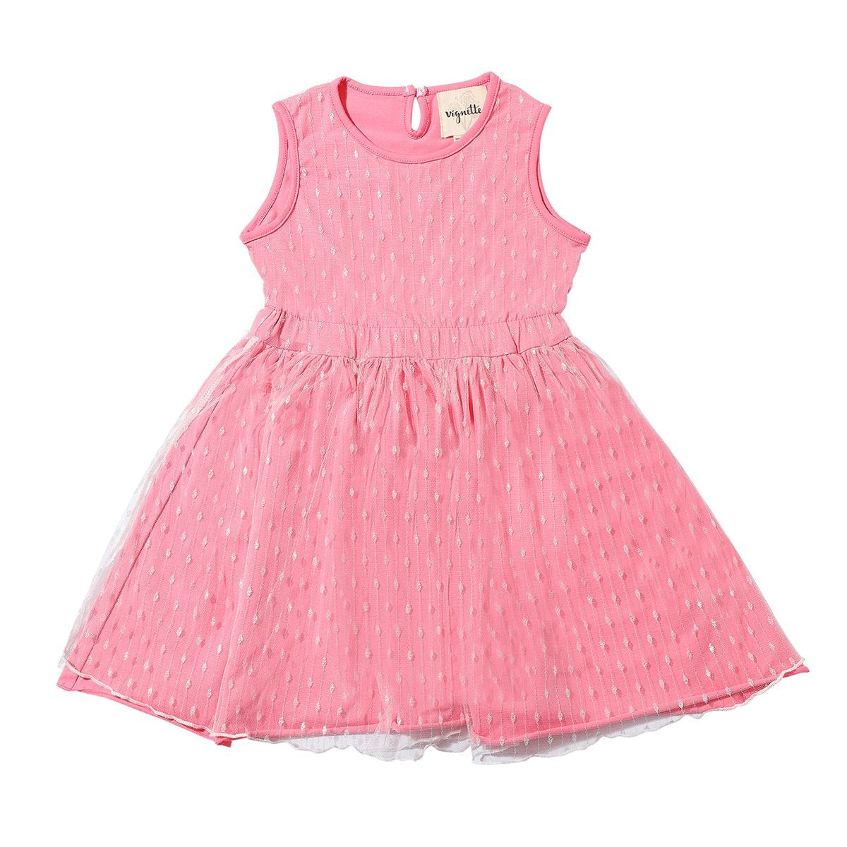 London Dress, Bright Pink
