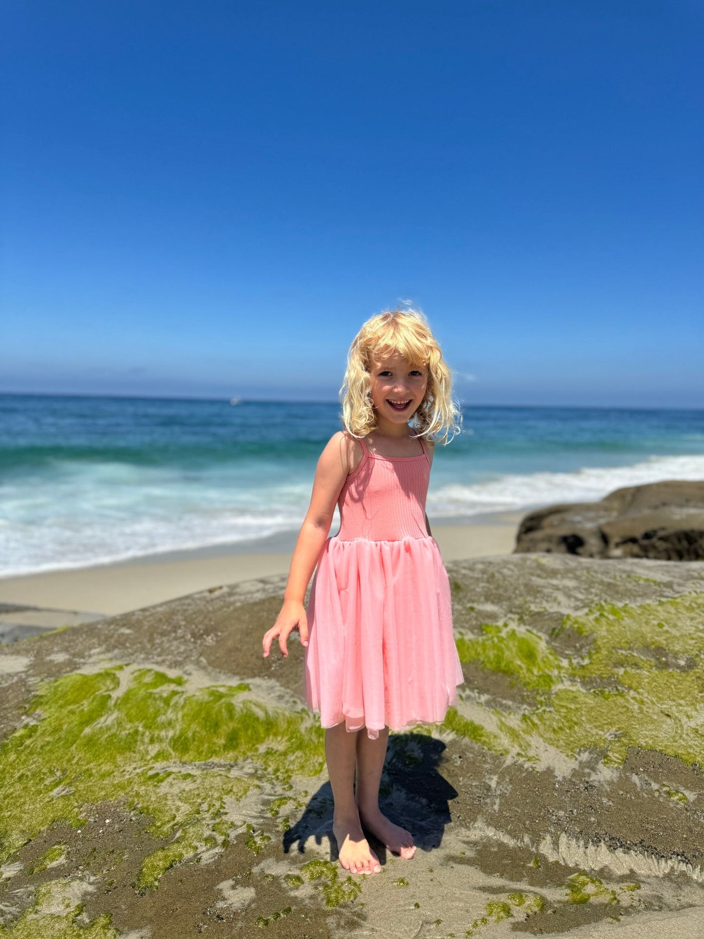 Kaia Tutu Dress, Coral