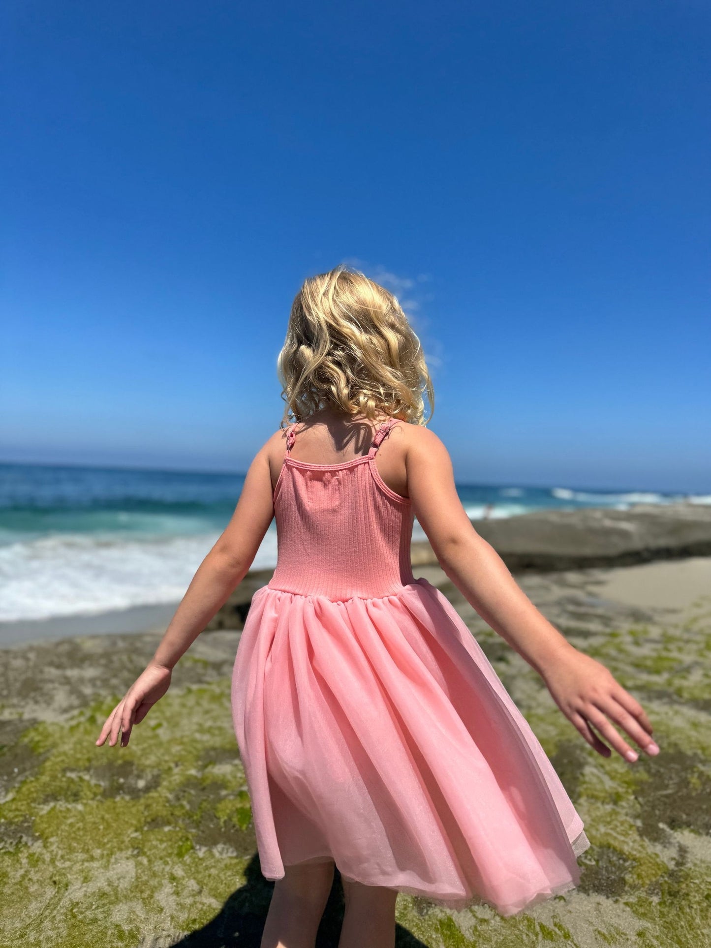 Kaia Tutu Dress, Coral