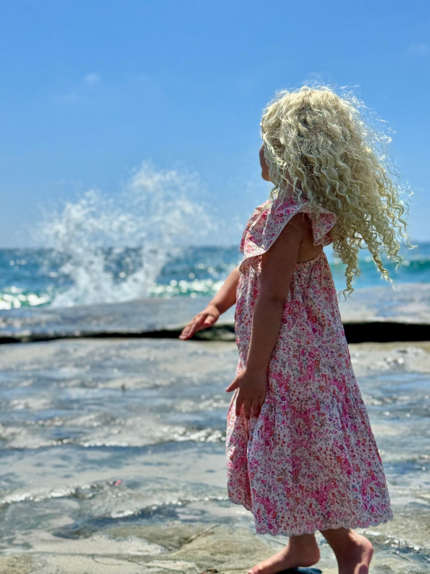 Joplin Dress, Pink Floral