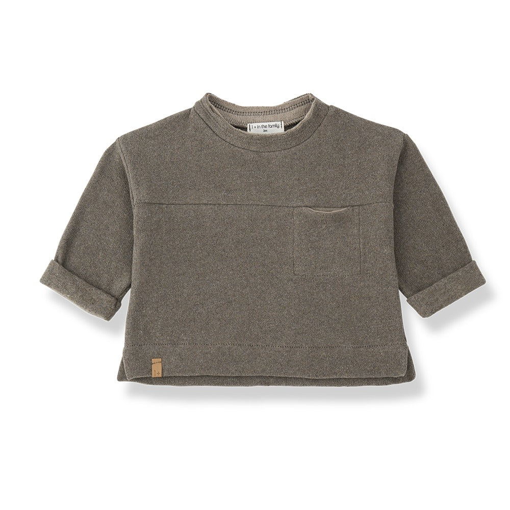 VERCELLI Sweater, Dark Taupe