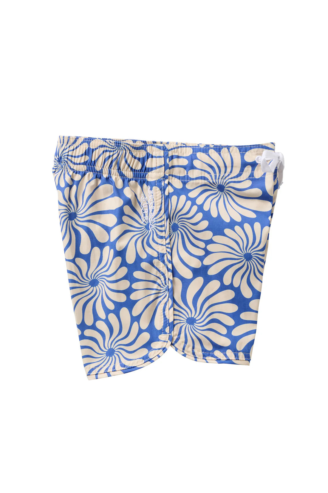 Wavy Flowers Boardshorts, Navy