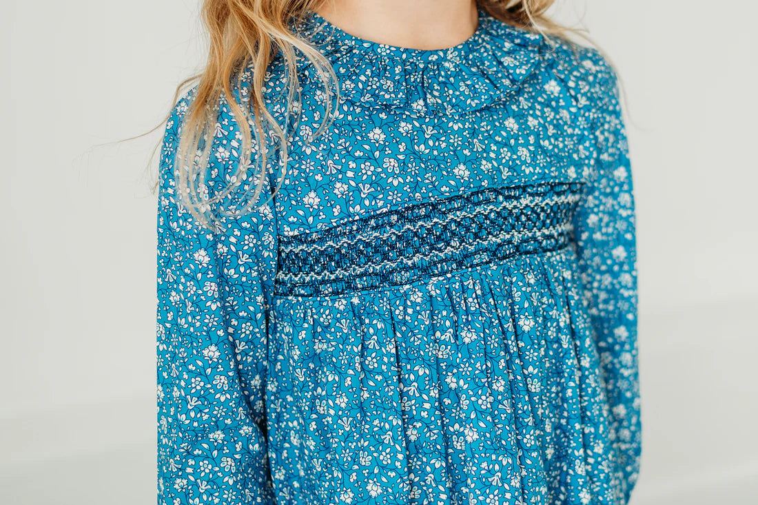 Claire Floral Smocked Dress