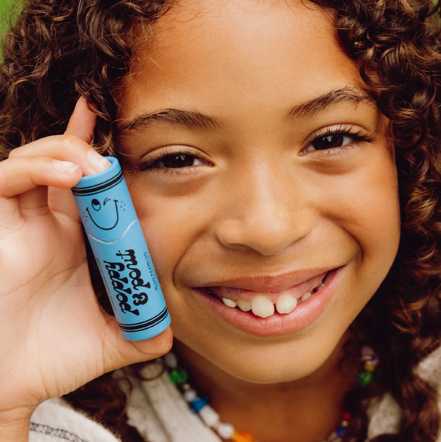 Lil Poppies Lip Balm, Bloo Razzeloo