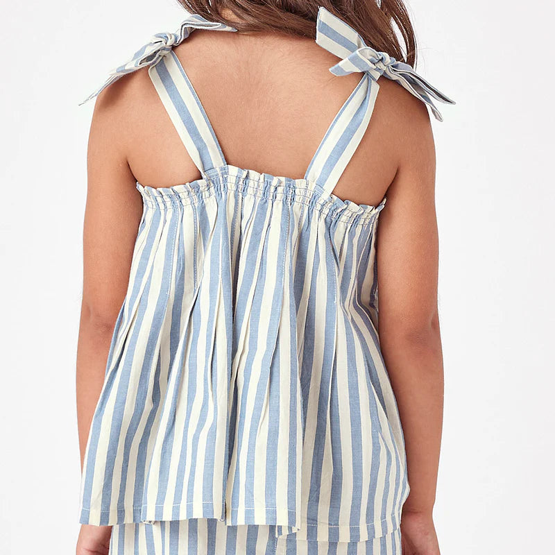 Casey Top, Blue Stripe