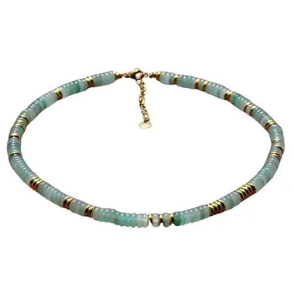Stone Candy Necklace, Green