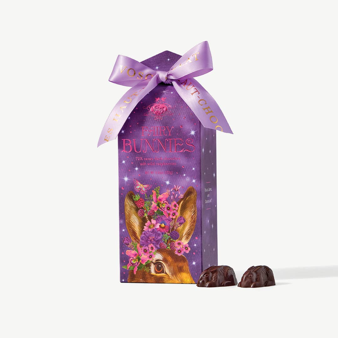Dark Chocolate Raspberry Fairy Bunnies, 12 pieces