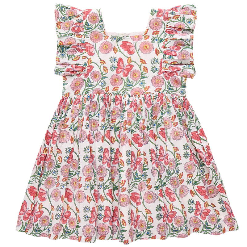 Elsie Dress, Butterfly Vines