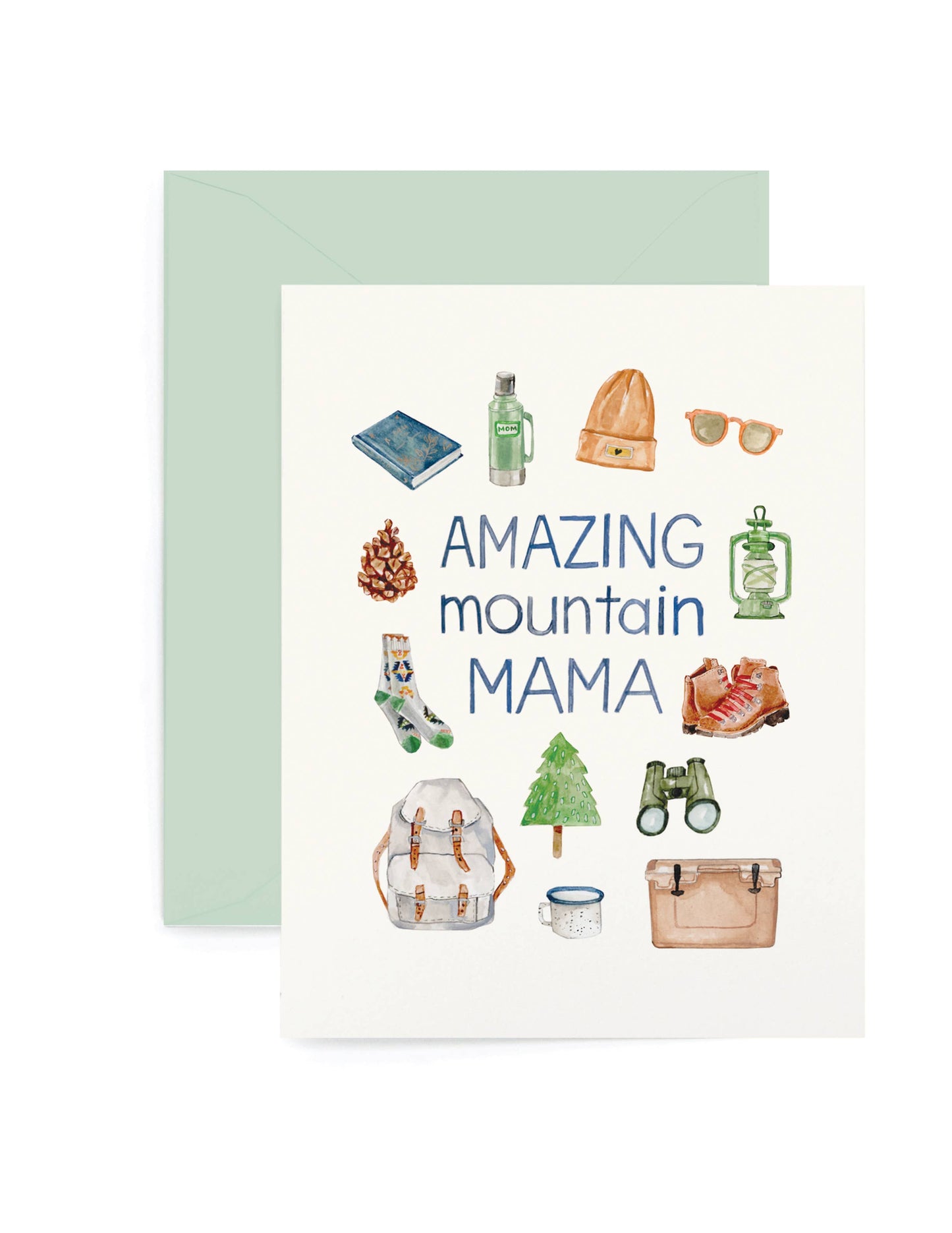 Amazing Mountain Mama Mother's Day Greeting Card