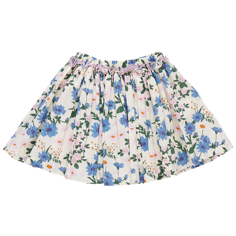 Gianna Skirt, Melon Daisy Floral