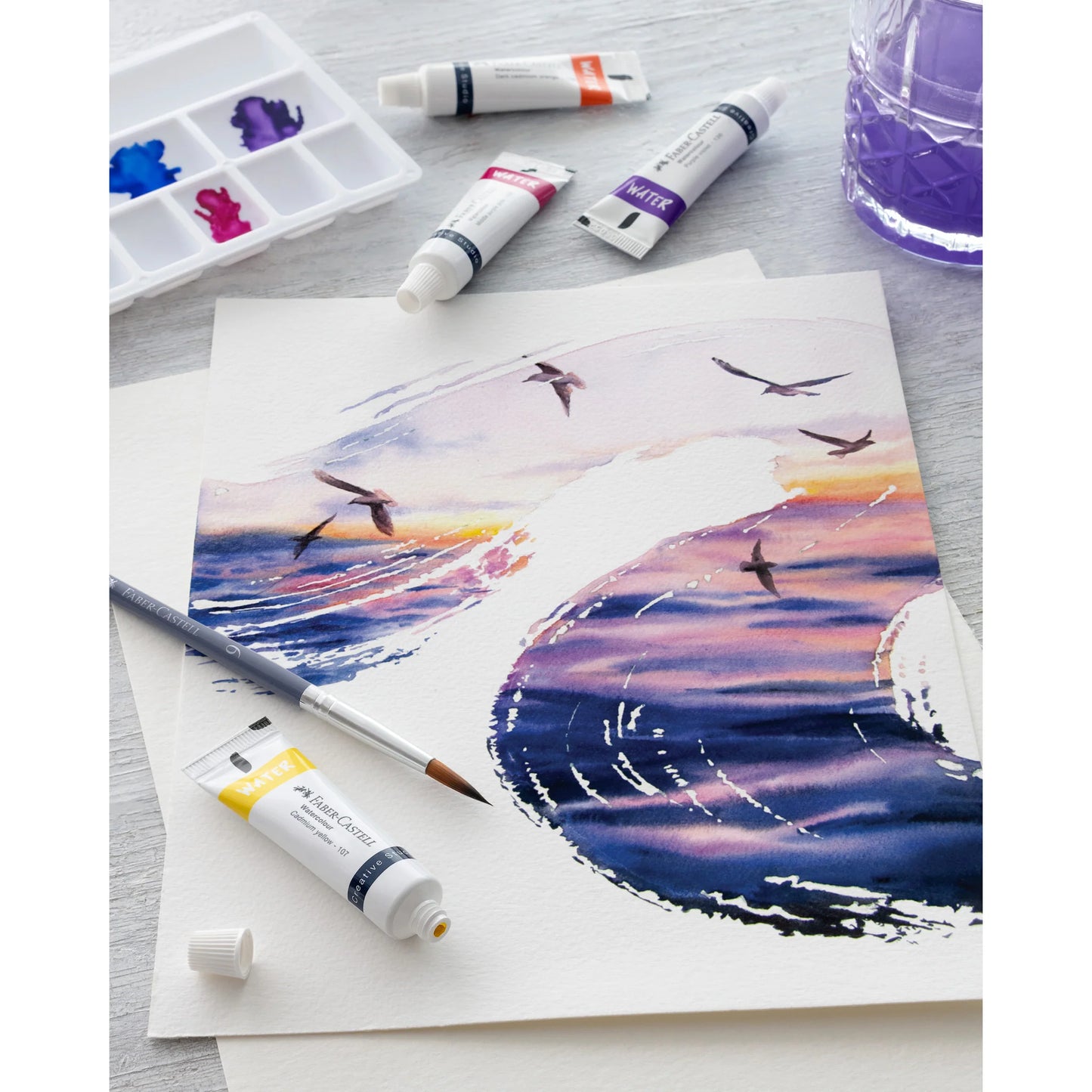 Liquid Paints Box of 12, Watercolors