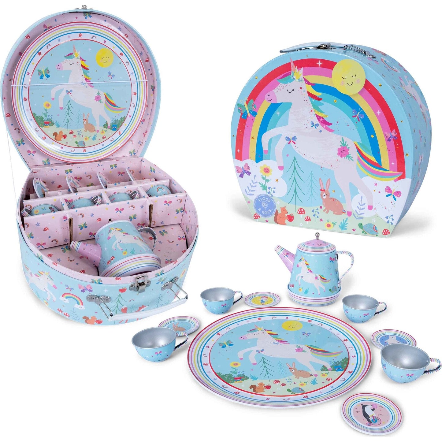 Rainbow Fairy 11-Pc Tea Set
