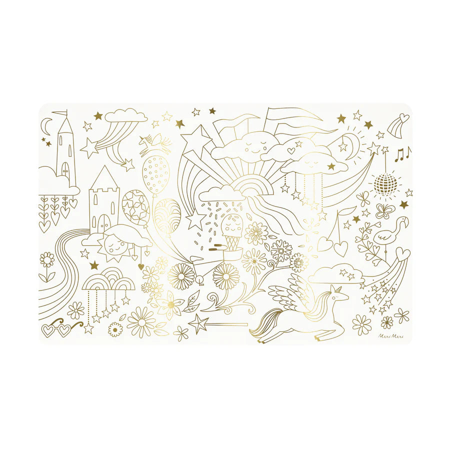 Happy Icons Coloring Placemats
