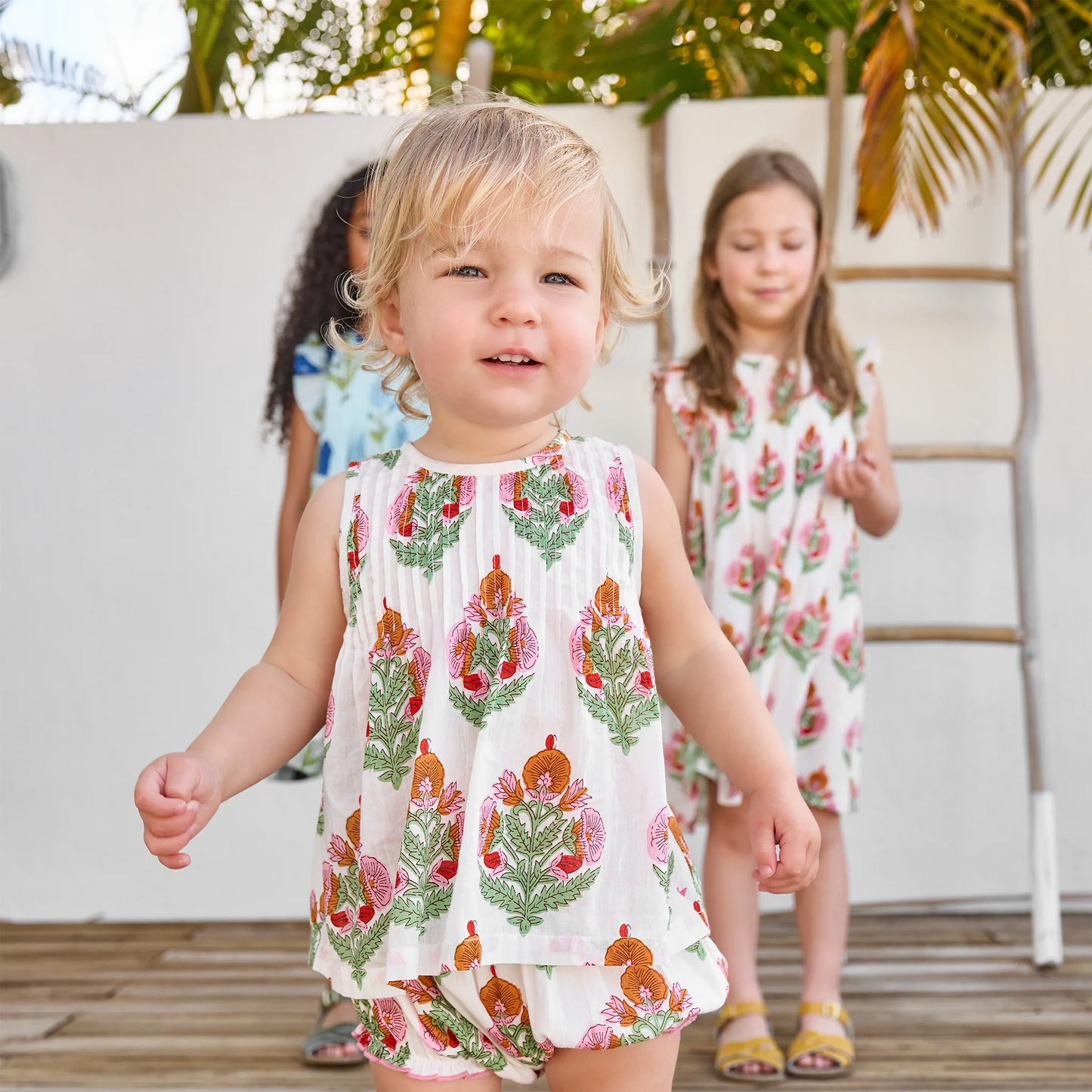 Jaipur 2-Piece Set, Pink Bellflower