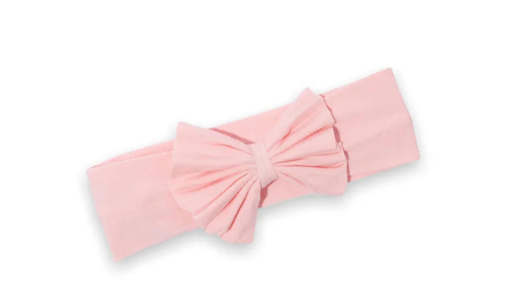 Bow Headband, Pink Dogwood