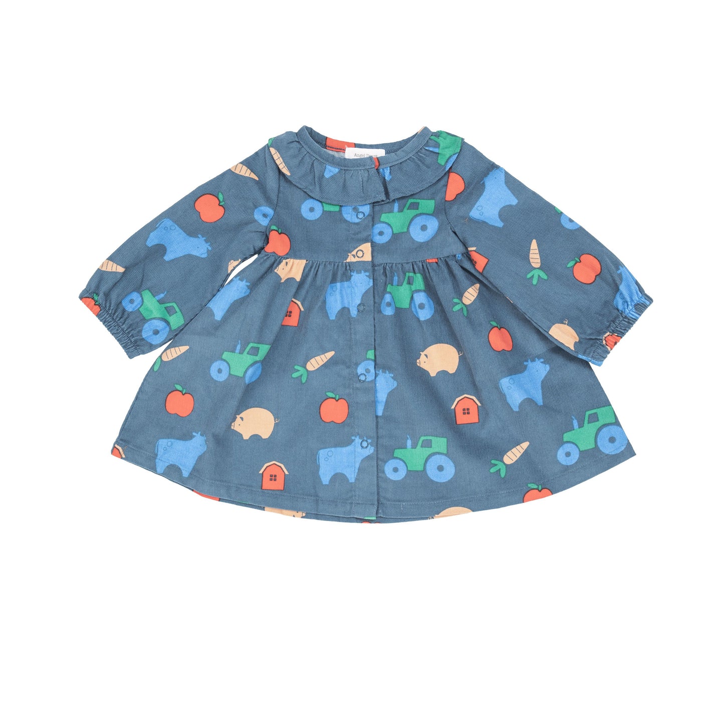 Ruffle Neck Dress, Family Farm