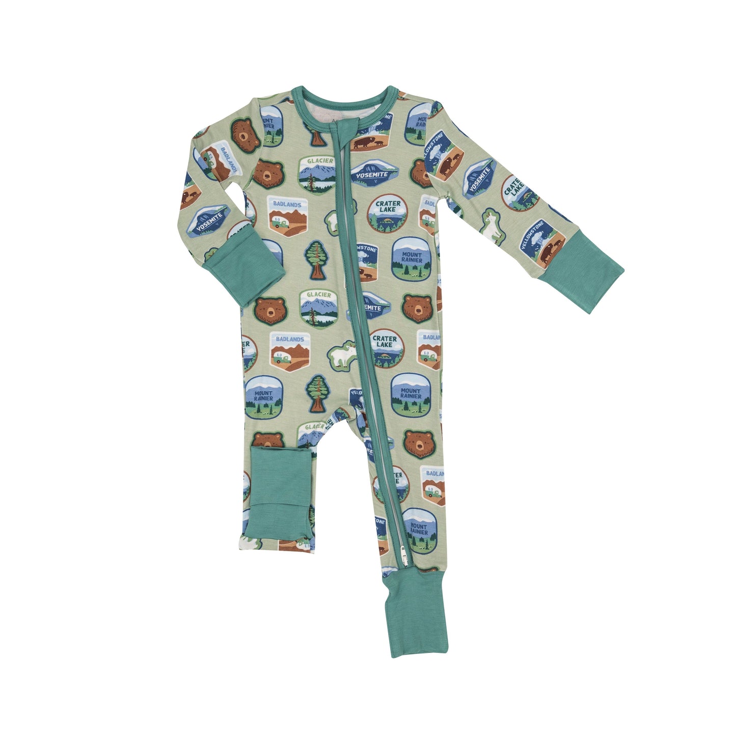 Romper w/Zipper, National Parks Patches West