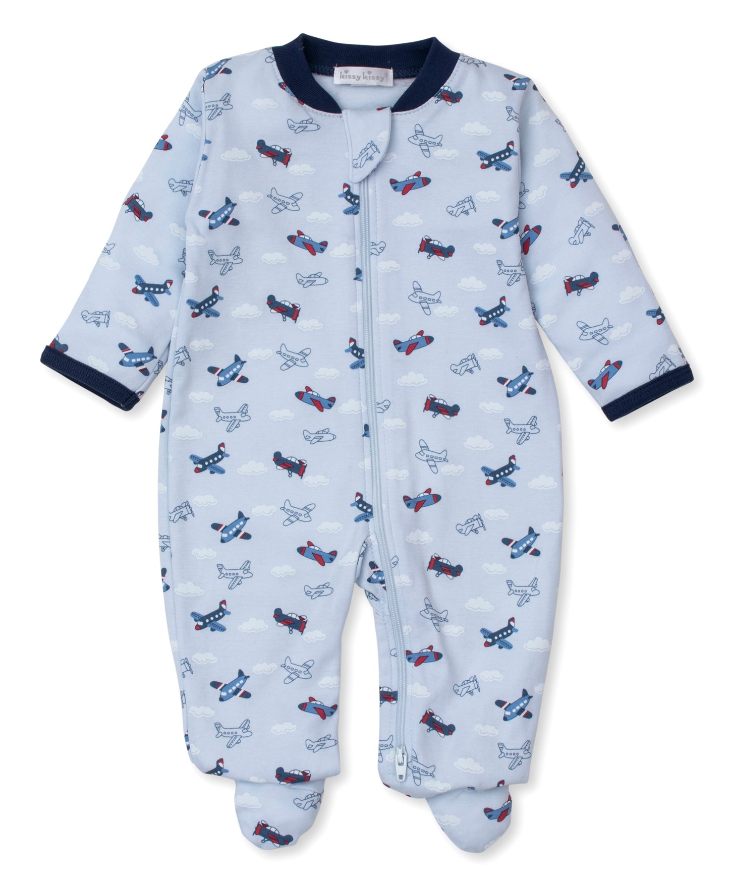 Footie w/Zip, Sky-High Planes