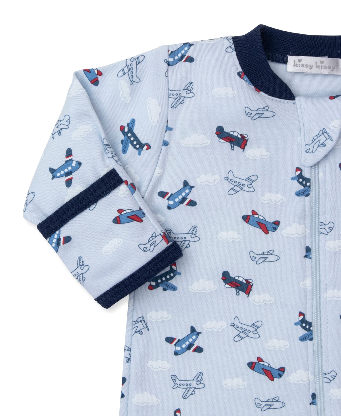 Footie w/Zip, Sky-High Planes