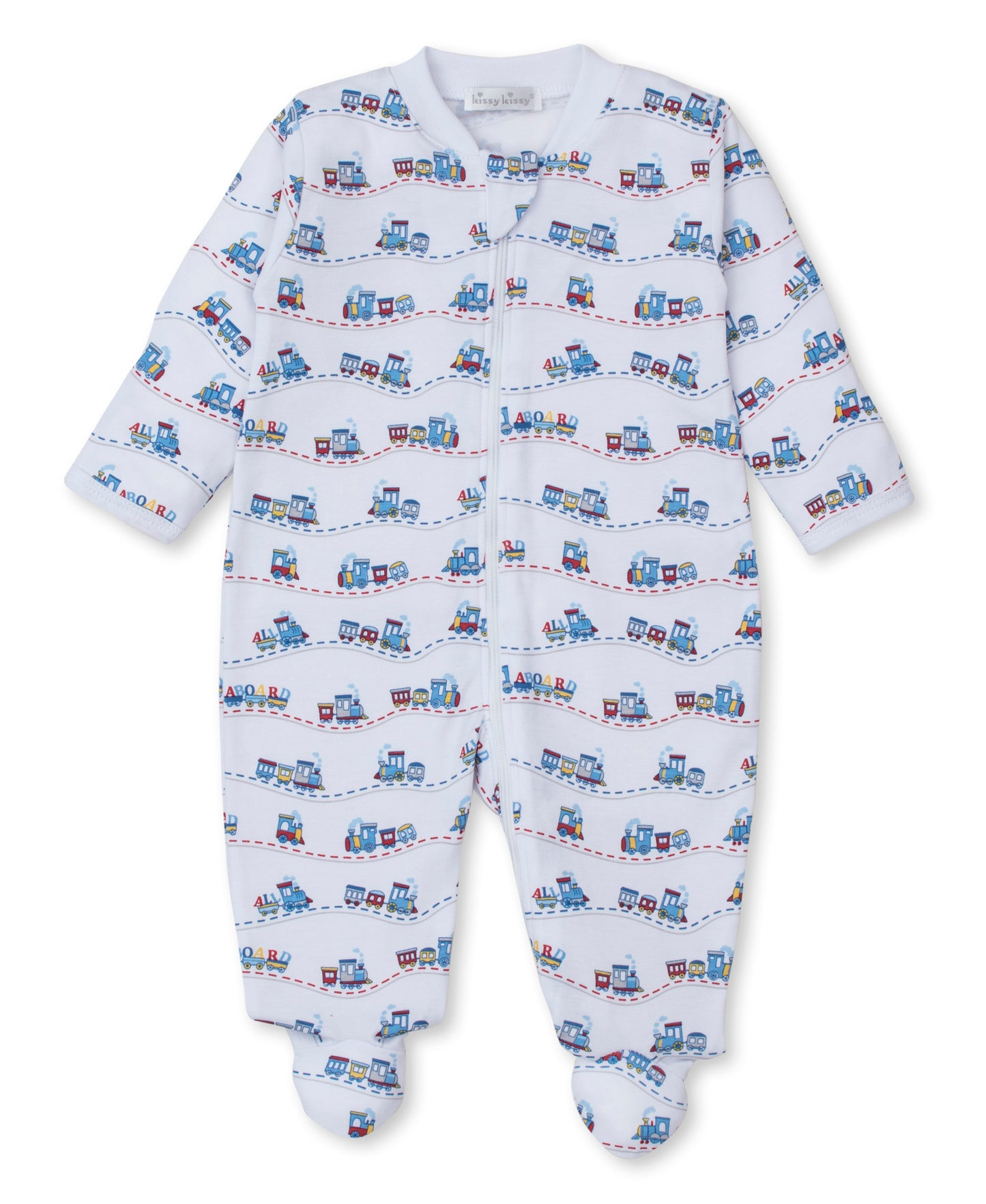 Footie w/Zip, Rambling Railroad