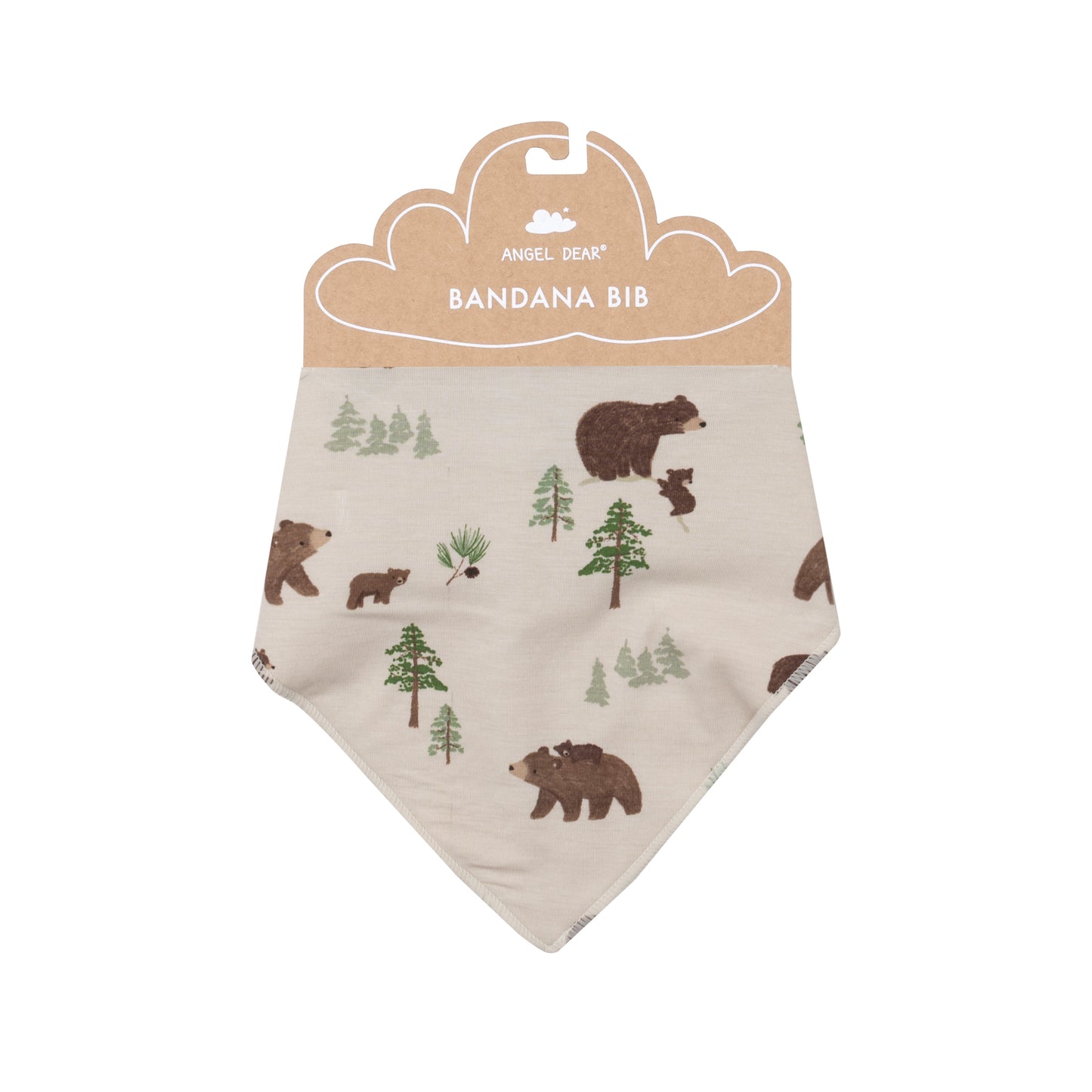 Bandana Bib, Sweet Brown Bears