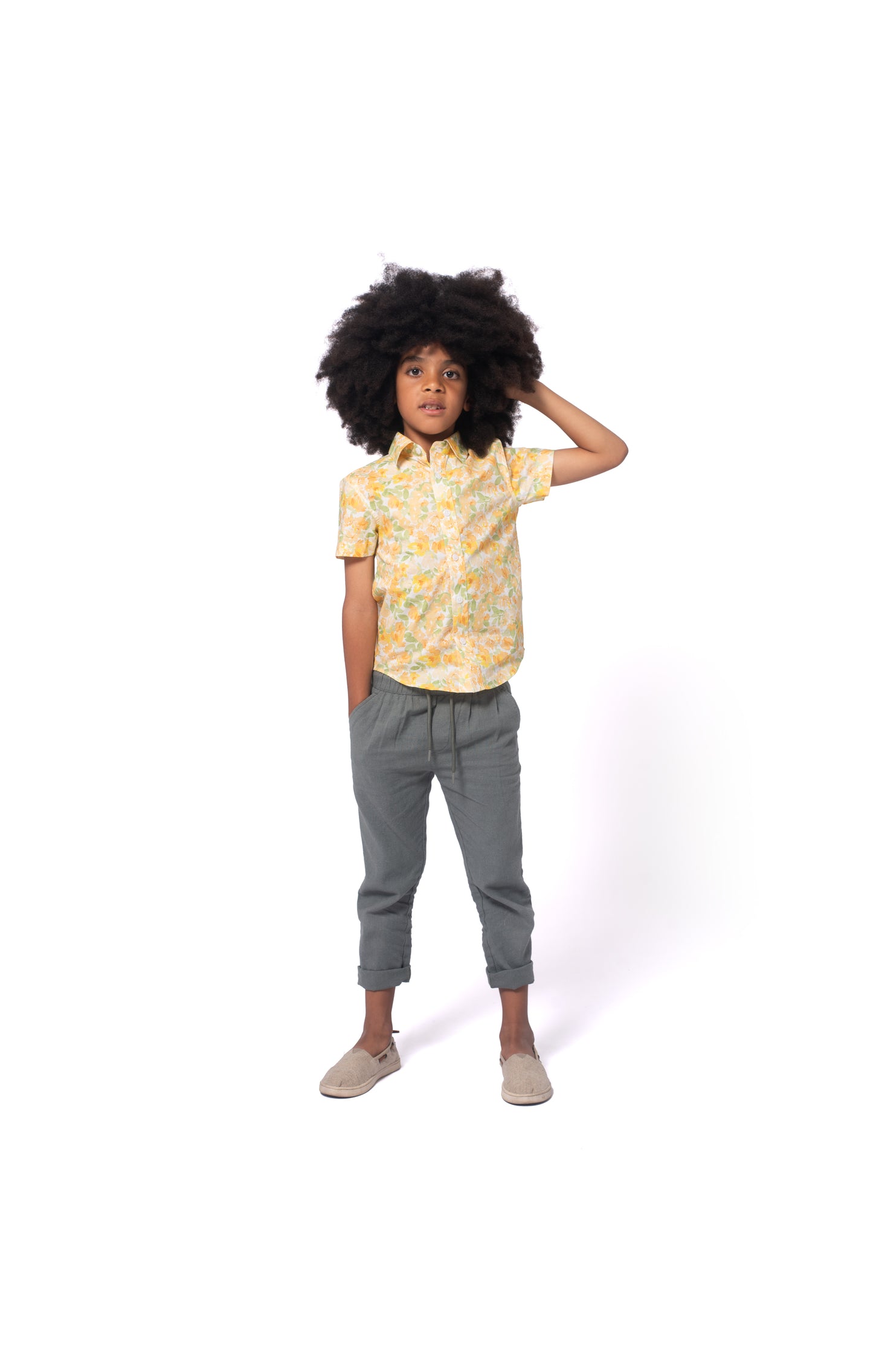 Day Party Shirt, Spring Bouquet