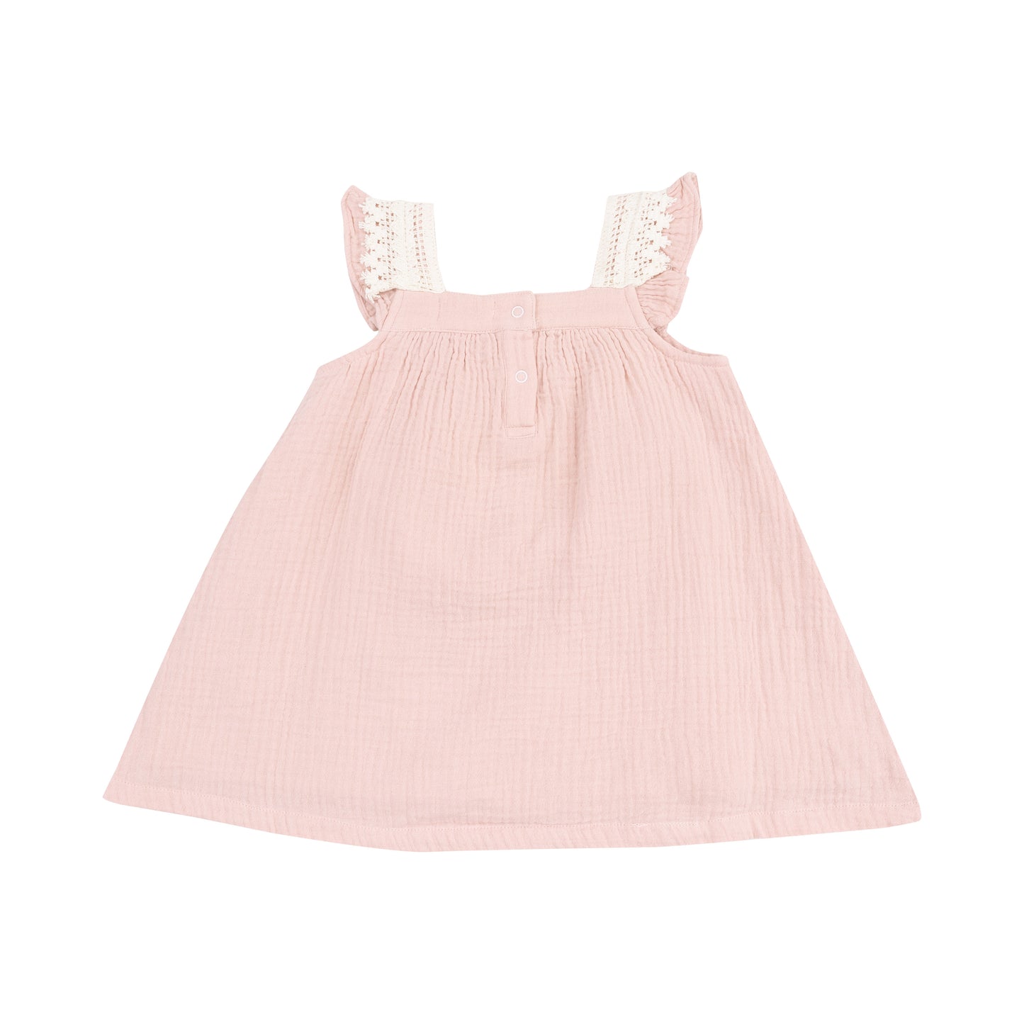 Muslin Rose Smoke Sundress w/Heart Crochet