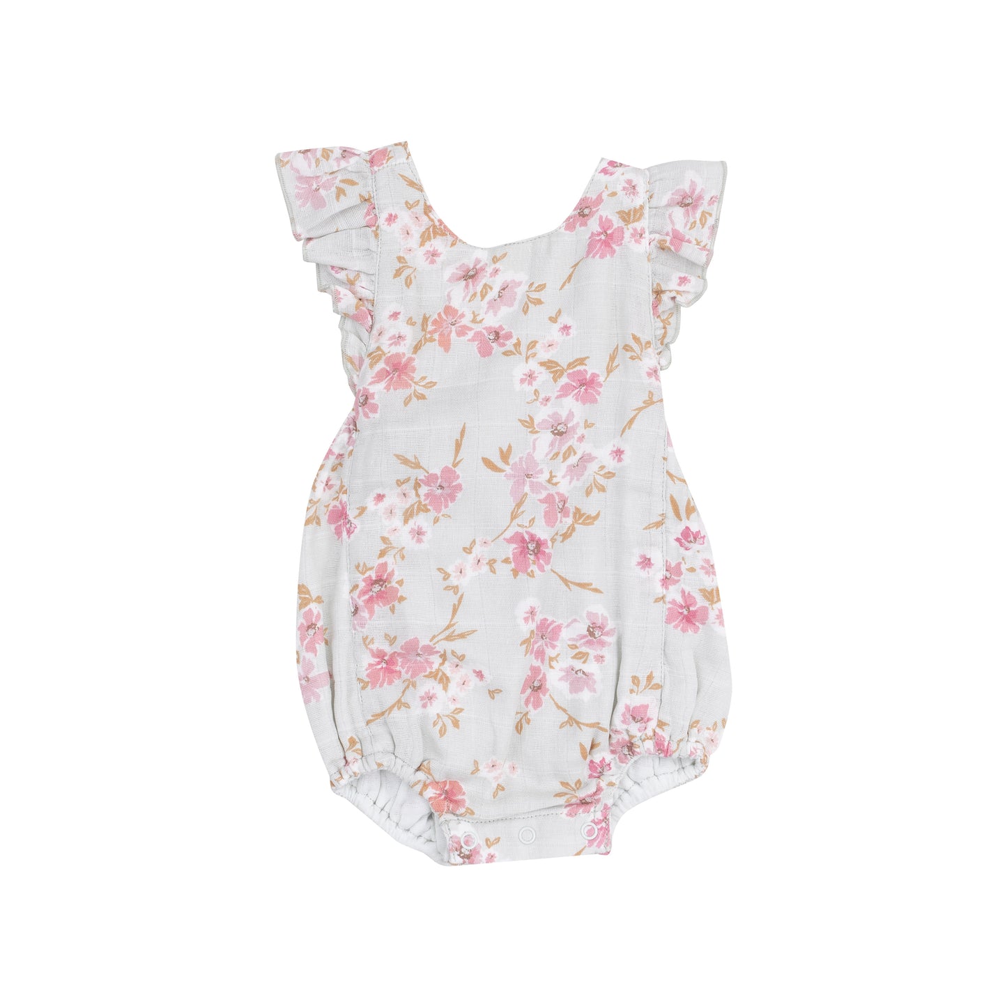 Pink Phlox Floral Sunsuit