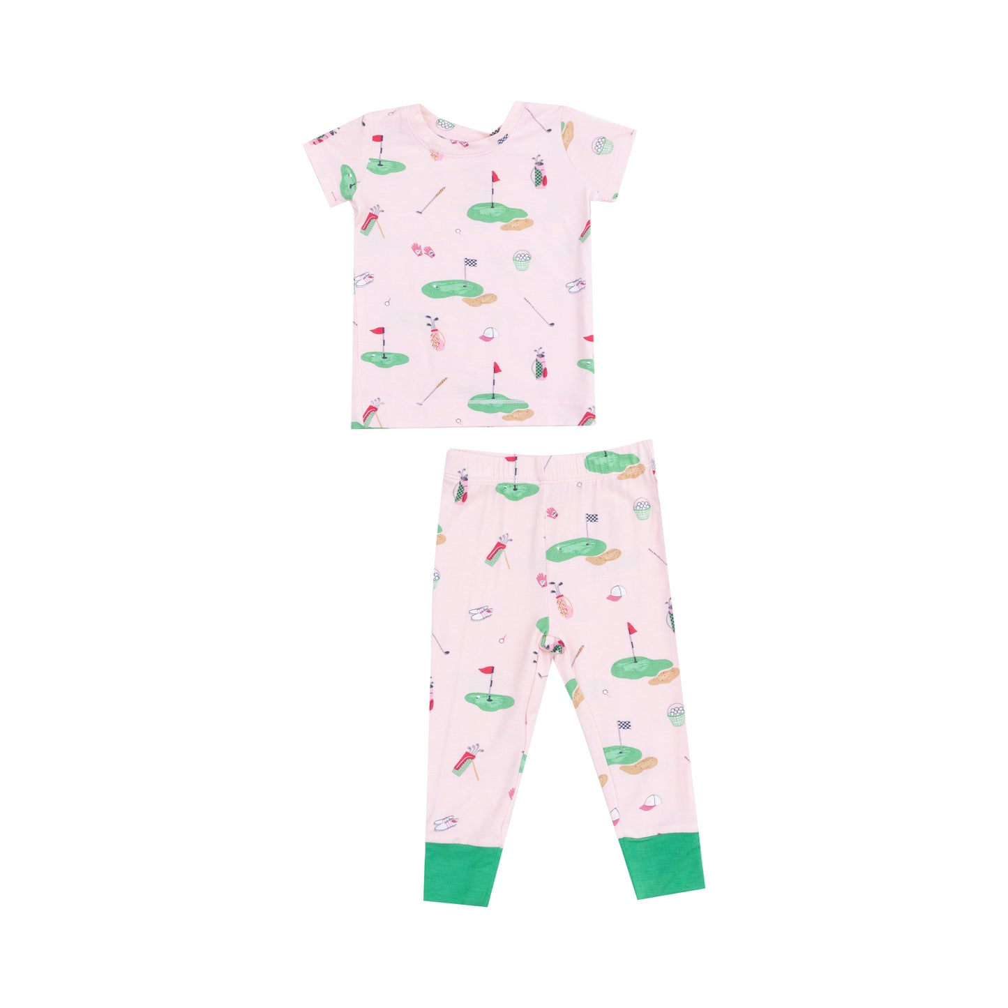 S/S Loungewear Set, Golf Things Pink