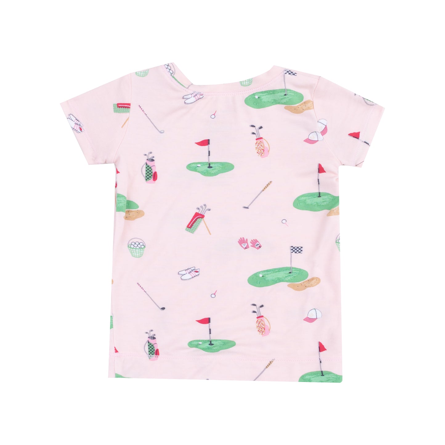 S/S Loungewear Set, Golf Things Pink
