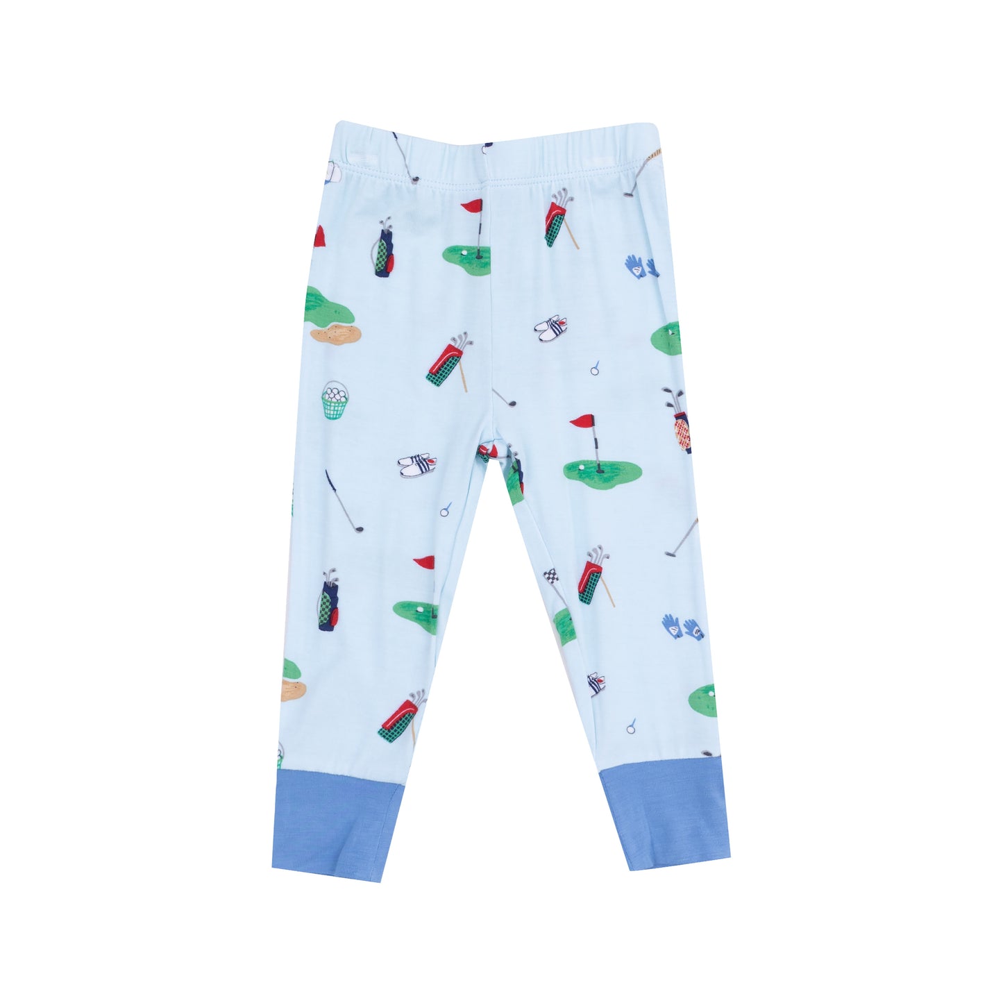 S/S Loungewear Set, Golf Things Blue