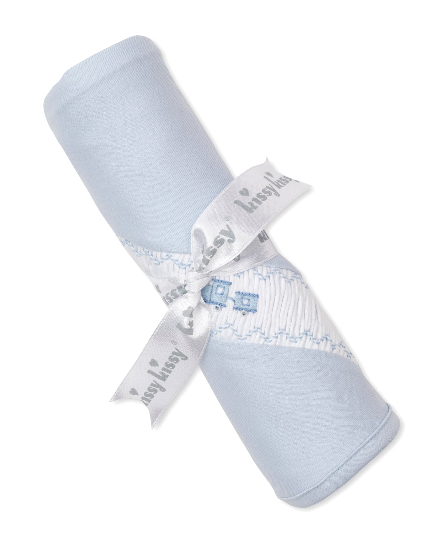 Blanket w/Hand Smk, CLB Fall Medley, Blue