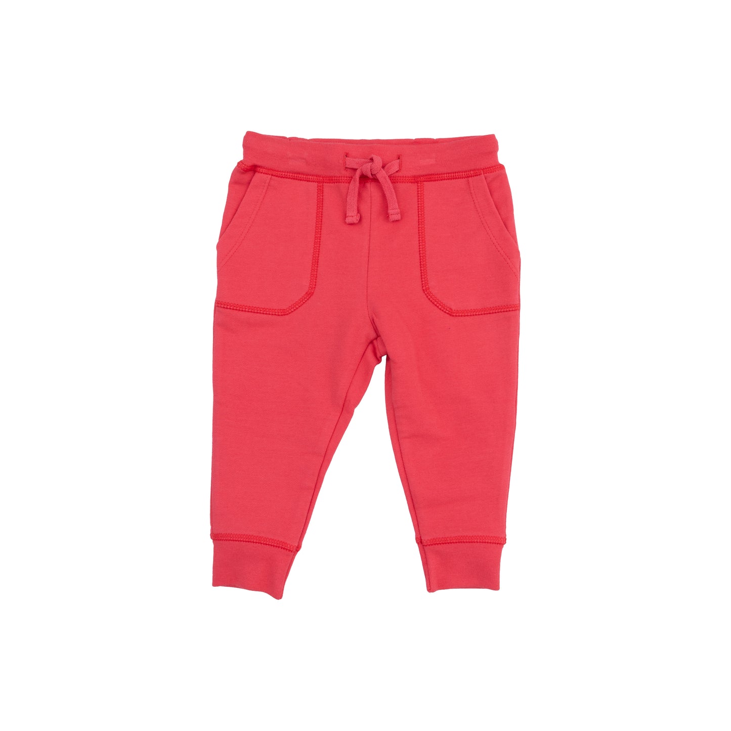 French Terry Jogger, Varsity Red