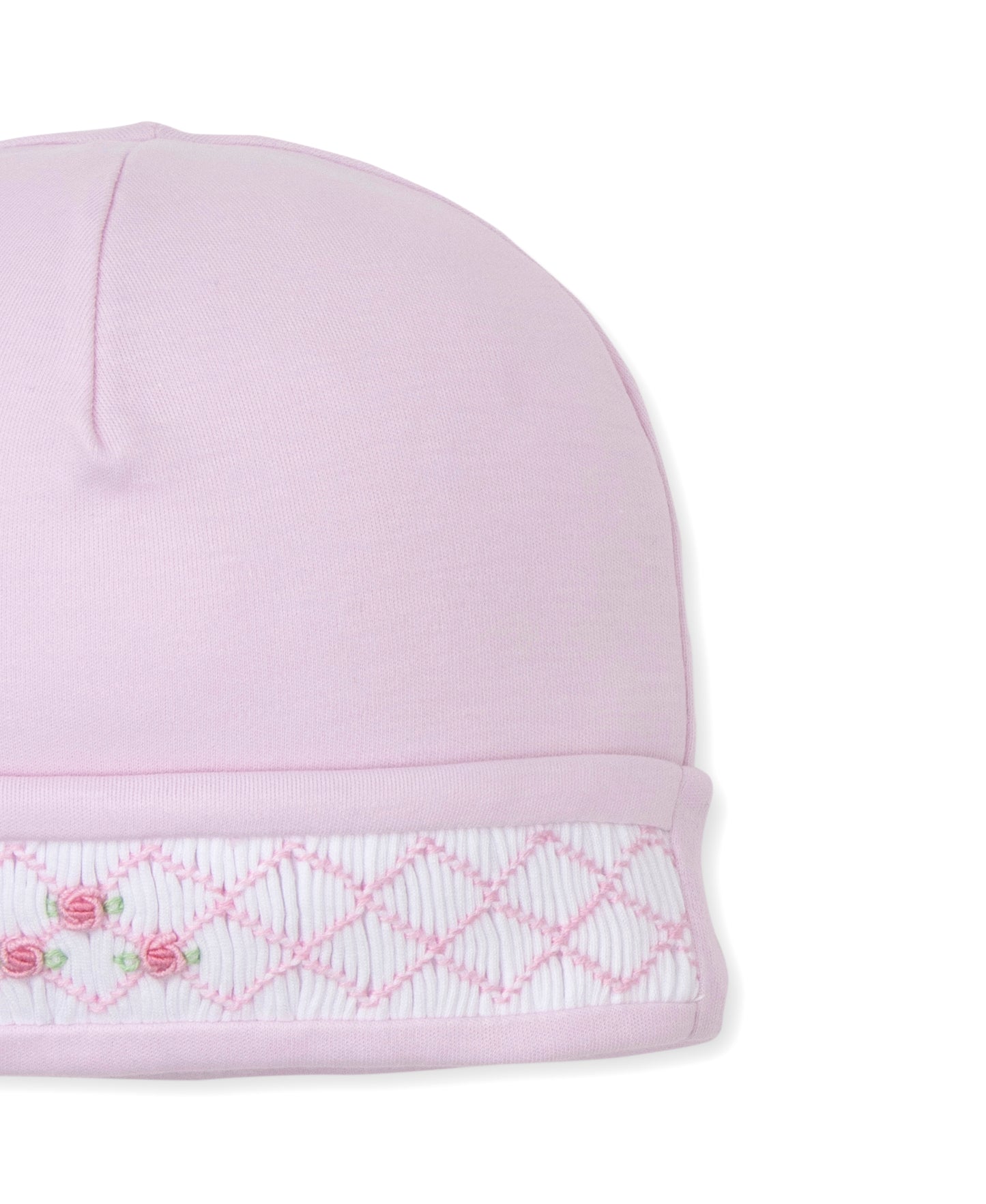 Hat w/Hand Smock, CLB Summer, Pink/White