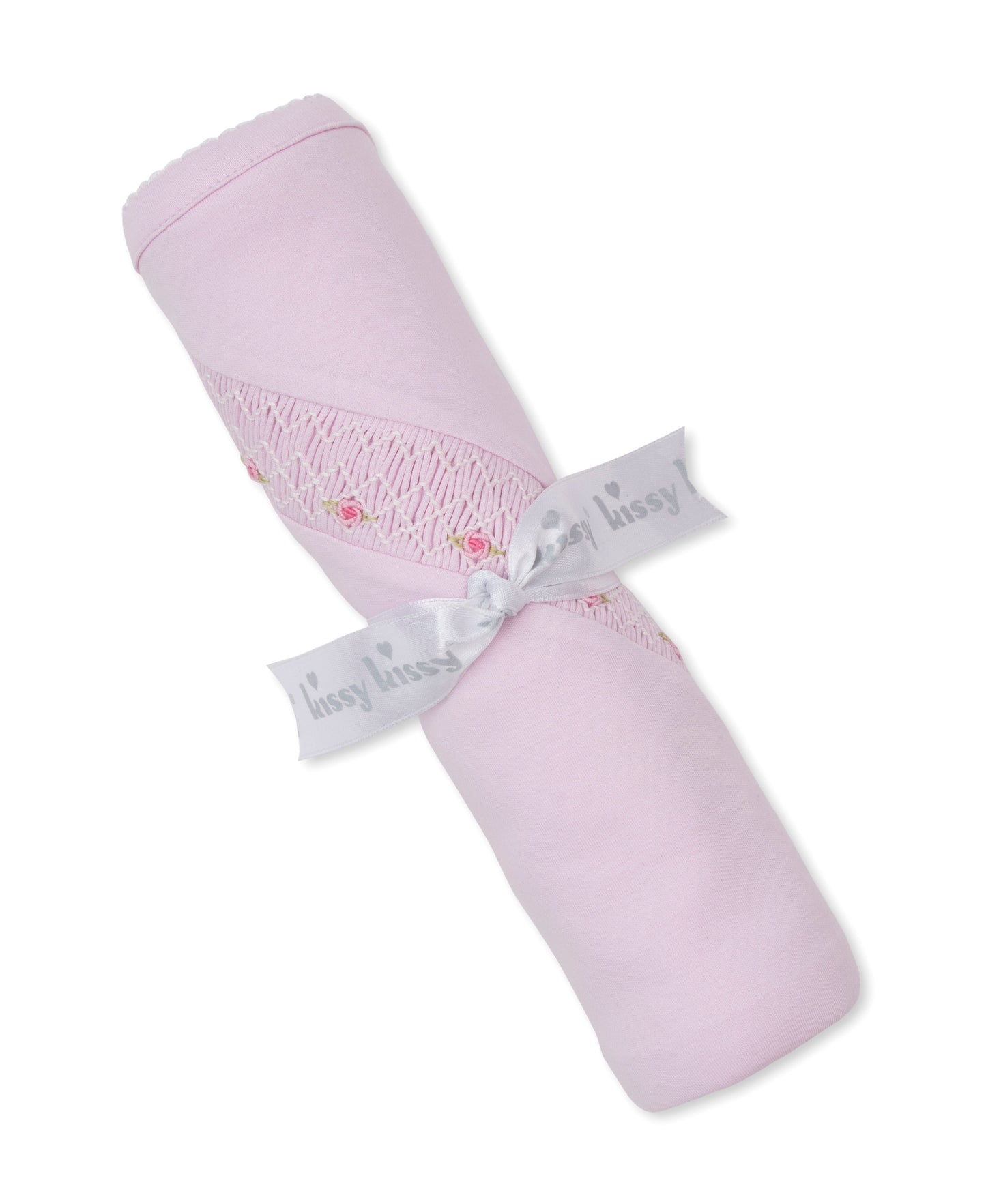 Blanket w/Hand Smock, CLB Summer Bishop, Pink