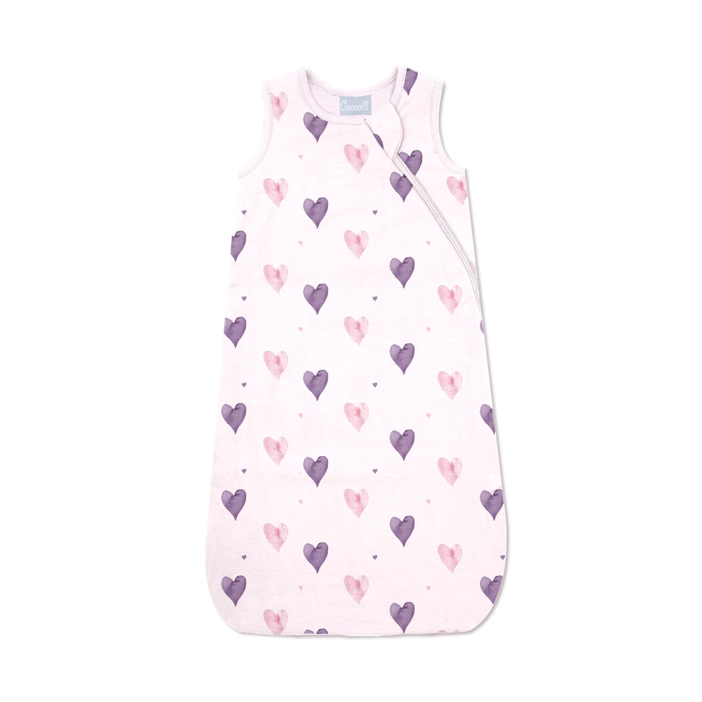 1.5 Togs Sleepsack, Hearts on Light Pink