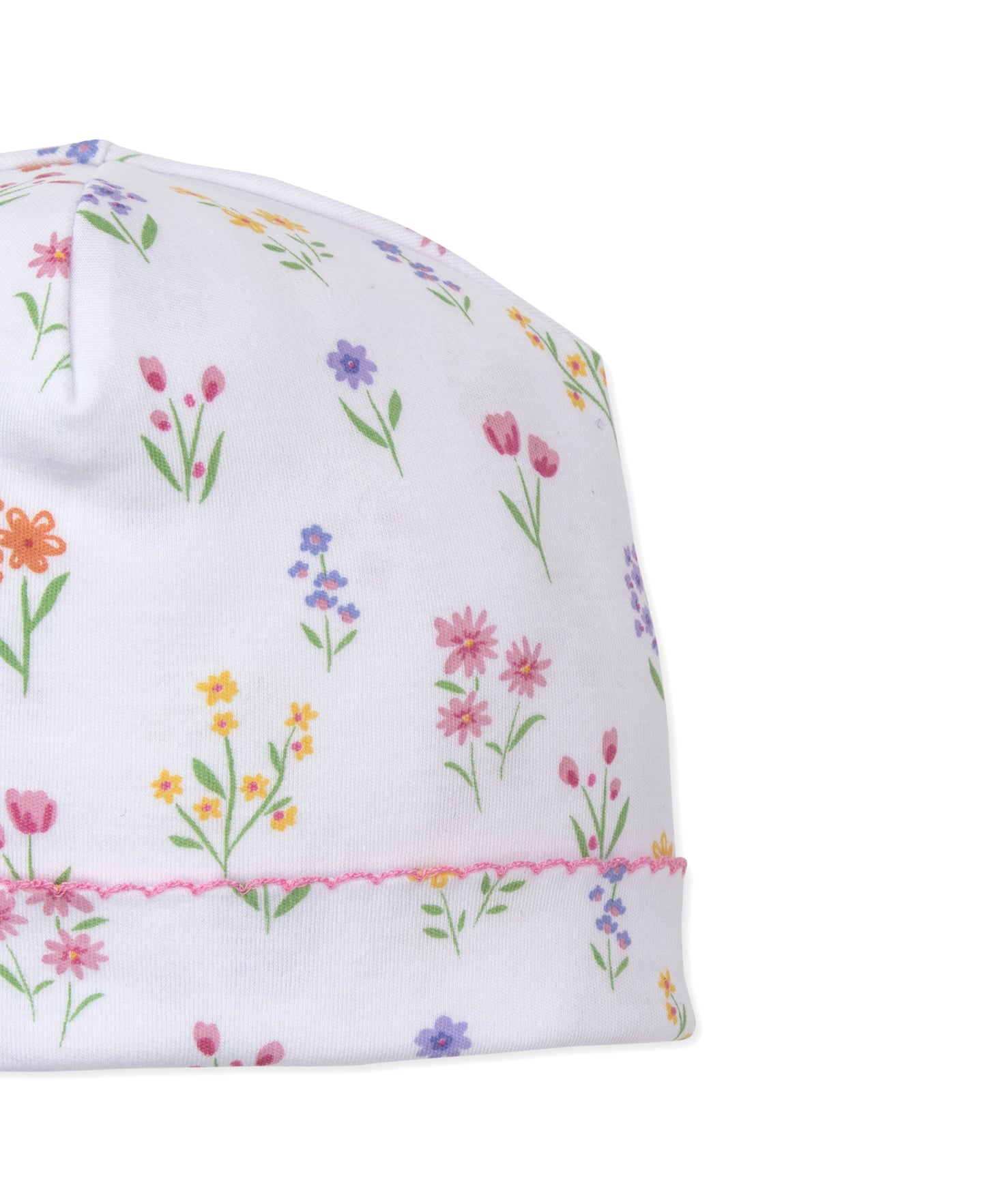 Hat, Summer Wildflowers, White